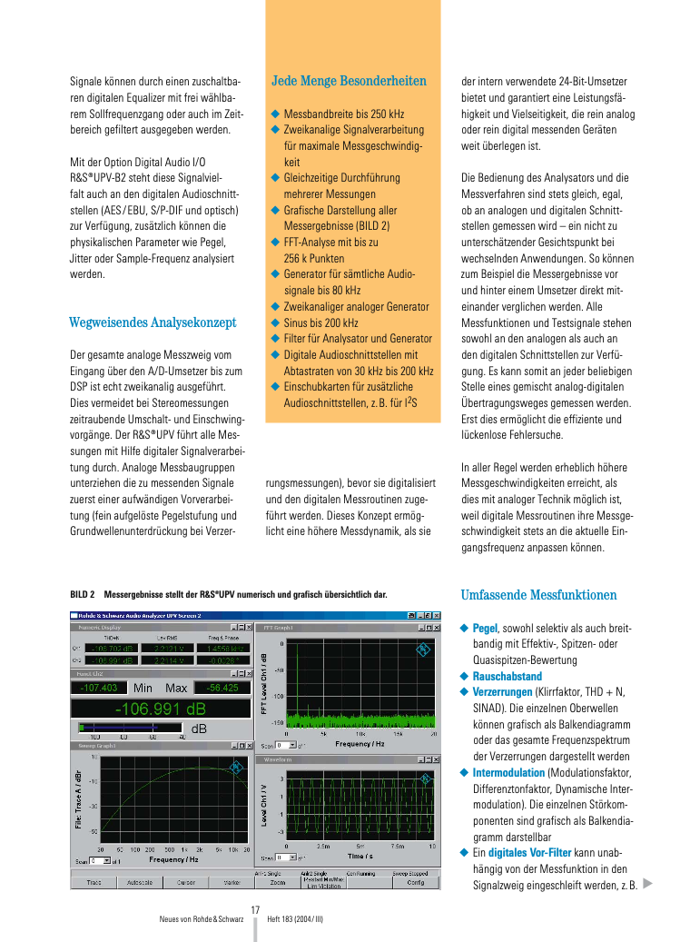 Burosch RS UPV Die Referenz in der Audioanalyse 2