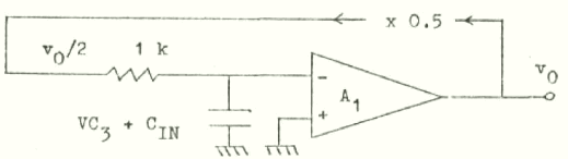 effect of input capacitance on the feedback