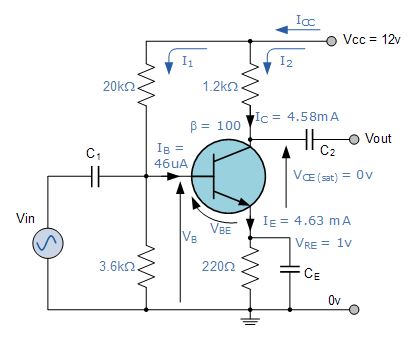 berechnete emitter schaltung