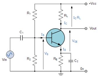 common emitter verstaerkerschaltung