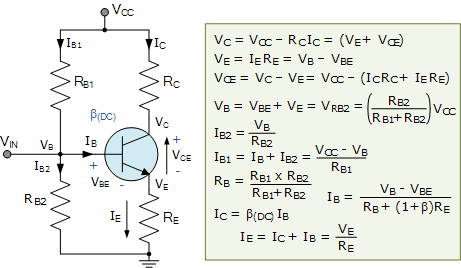 spannungsteiler transistor vorspannung
