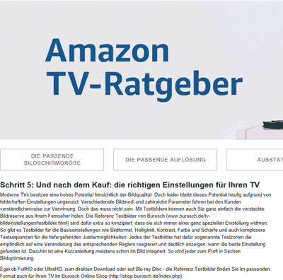 Burosch Amazon TV Ratgeber