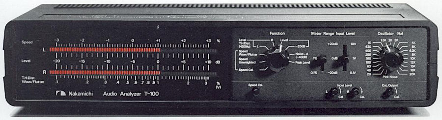 Nakamichi T 100 Audio Analyzer