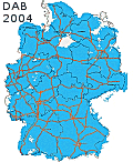 Ausbau des DAB-Netzes 2004