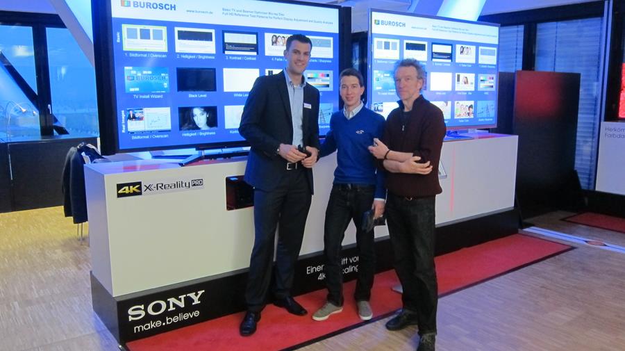 UHD 4k TV-Testbild Vergleich Sony Roadshow