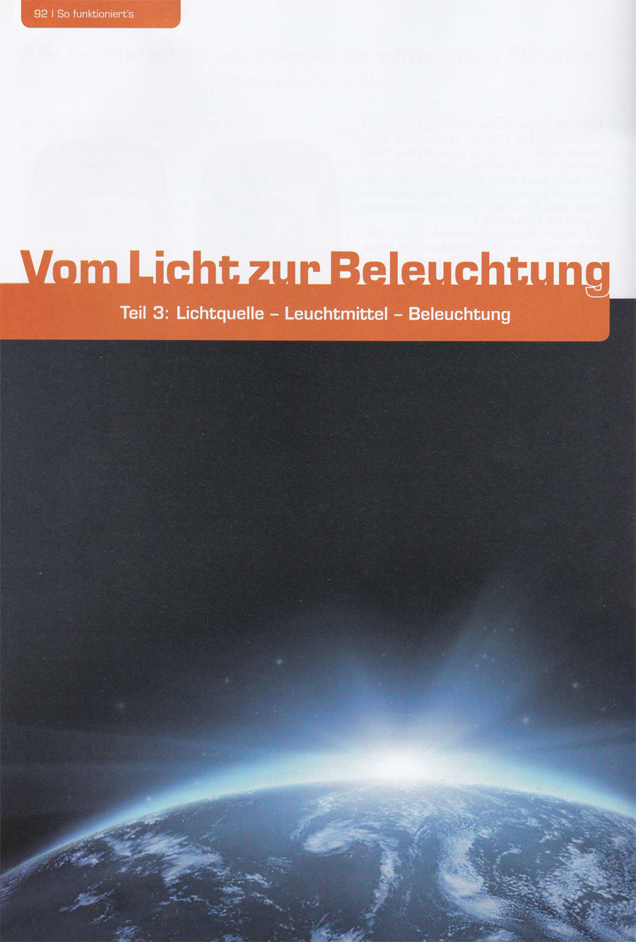 ELV Journal: Vom Licht zur Beleuchtung / Teil 3