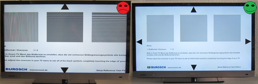 Burosch Falsches TV Bildformat