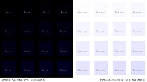Brightness Contrast Analysis Blau