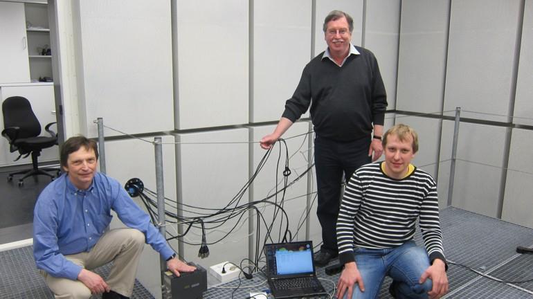 Abbildung 5: Prof. Seelmann, Klaus Burosch, Florian Ermer