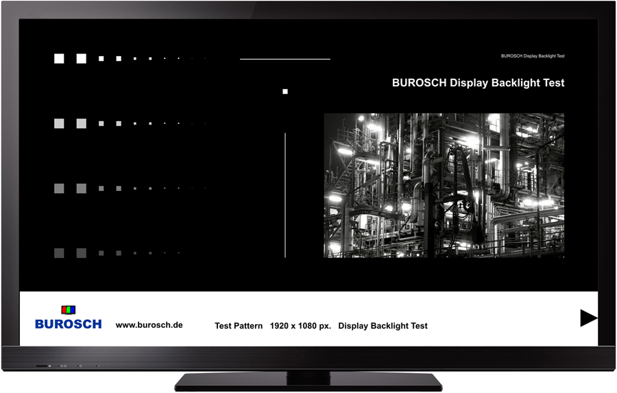 Burosch Backlight Testbild
