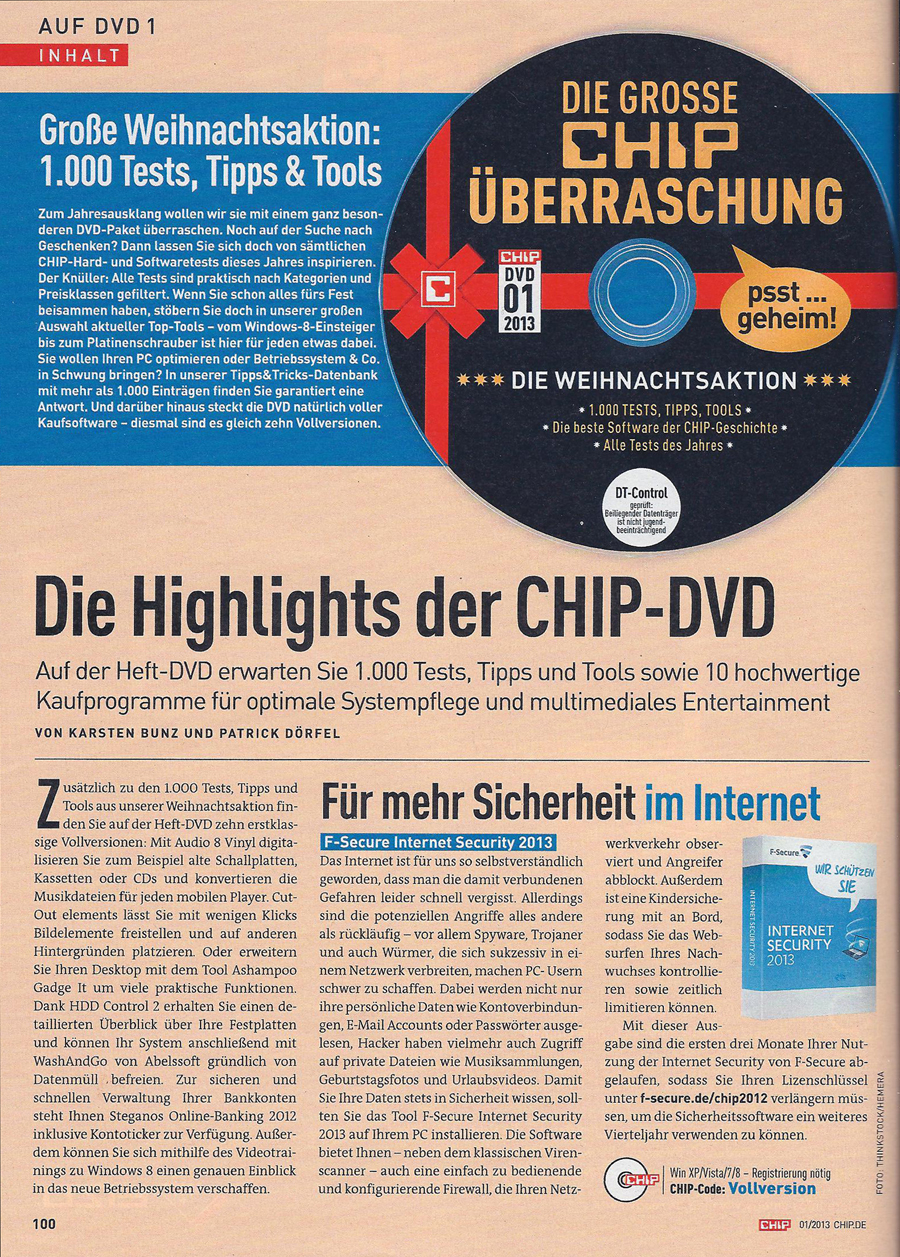 Chip: Burosch DVD