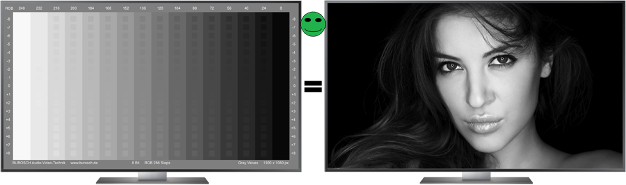 Burosch Gray Values Testbild Gut
