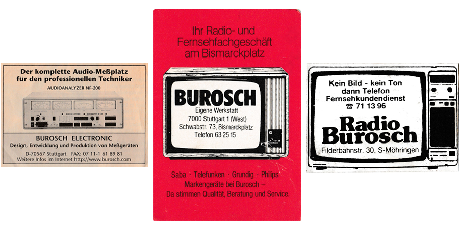 Historische Burosch Logos
